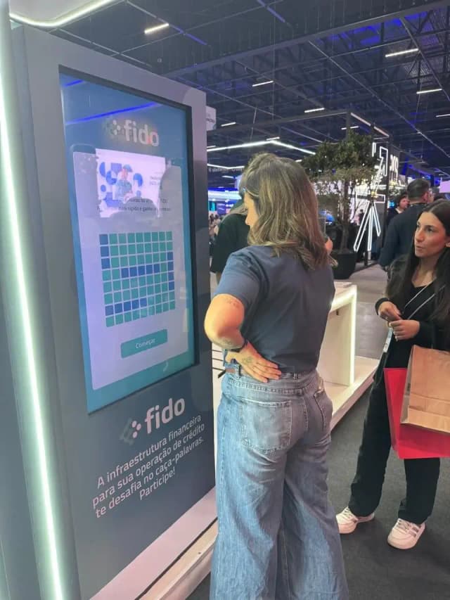 Jogo Caça-palavras - FIDO na Febraban Tech 2026